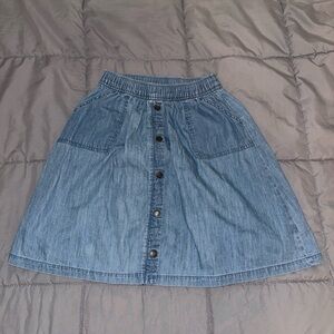 Cat & Jack Denim Skirt, Size 7-8, Girls
